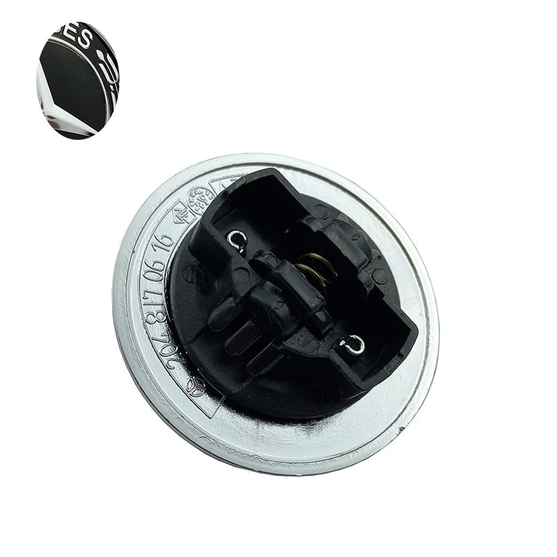 Mercedes Benz 57mm Front Hood Emblem Badge - Compatible with W204 W205 W212 W213 W221 W177 W246 GLA GLC CLA 57mm New black