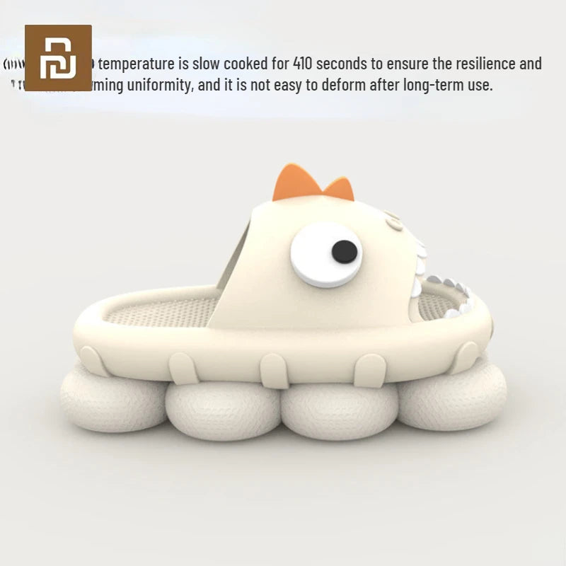 Papuci Youpin cu dinozauri Unisex cu talpă groasă Sandale Plajă