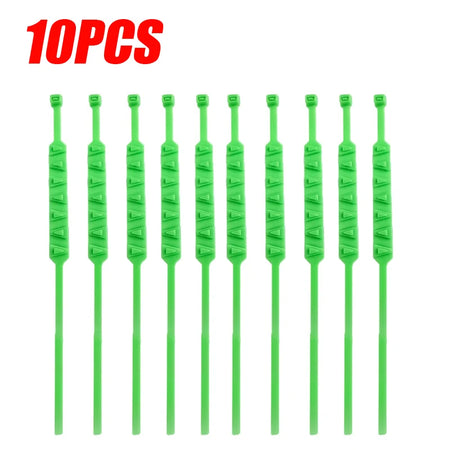 Universal Anti-Skid Snow Chains &ndash; Non Slip Cable Ties 10pcs green