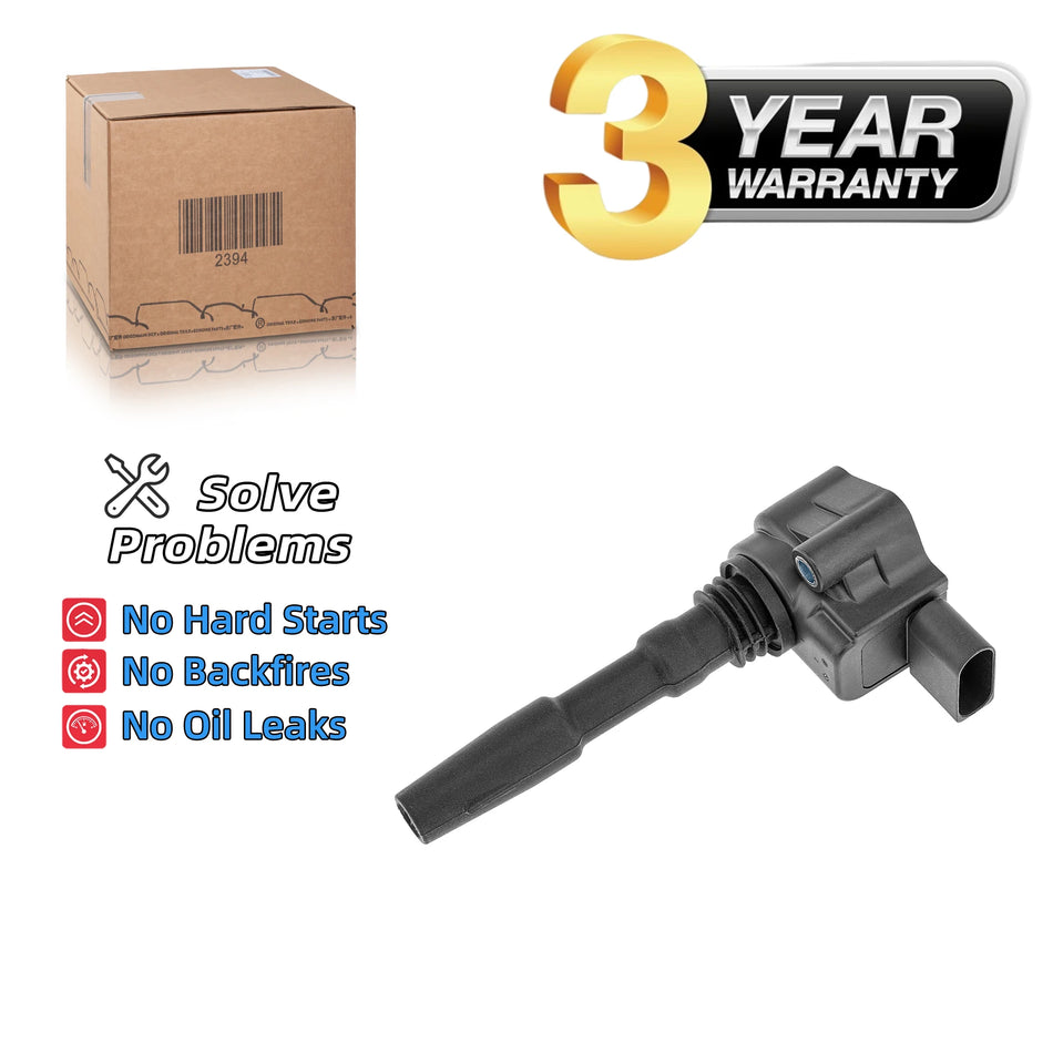 Ignition Coil 4-Pin SAE Connector 12V for Bentley Continental 4.0L V8 Flying Spur