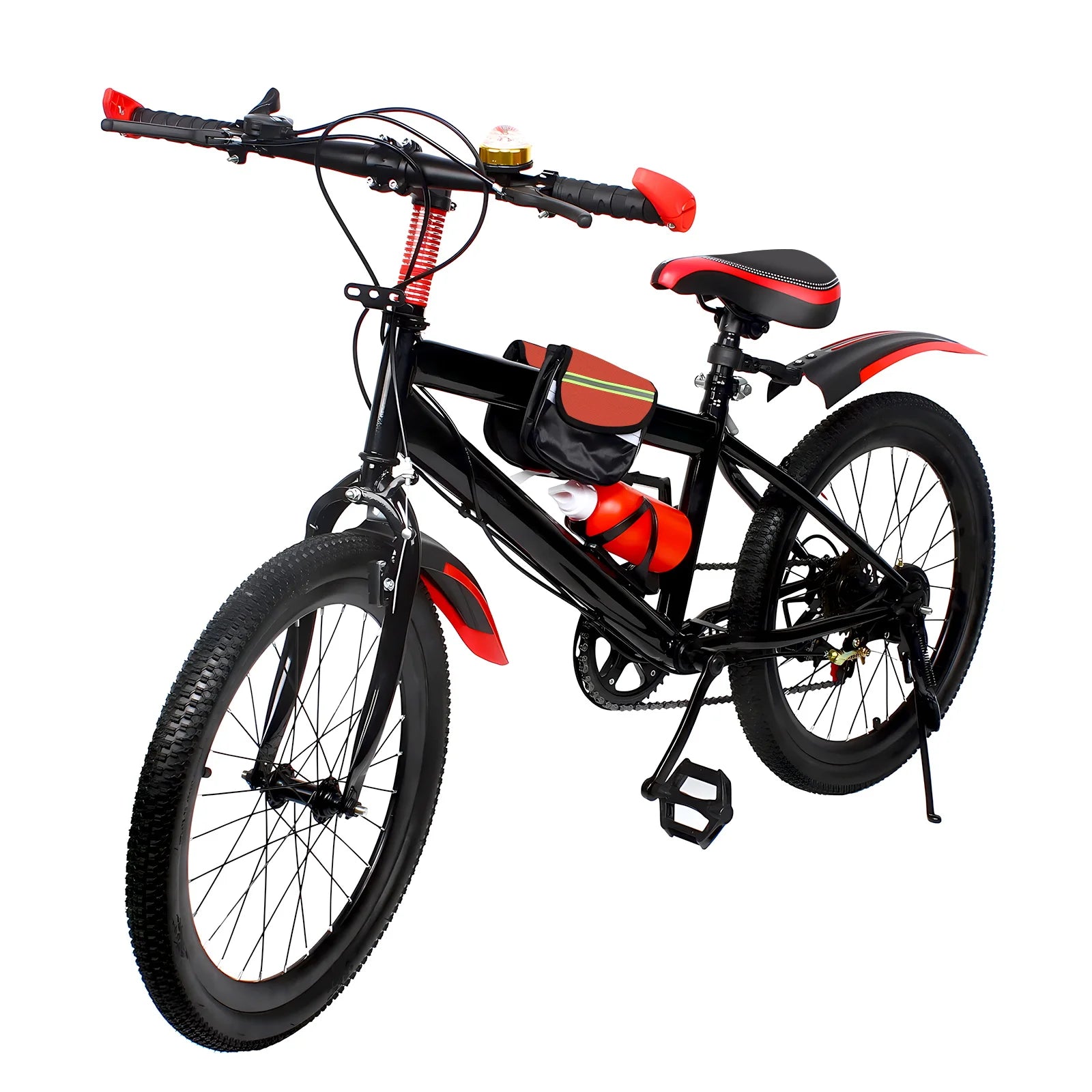 20 Inch Mountain Bike Kids Bicycle &ndash; Dual Disc Brakes Red / GERMANY
