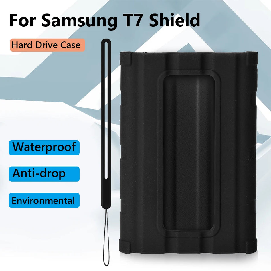 Capa de Silicone para SSD Samsung T7 Shield à Prova de Água