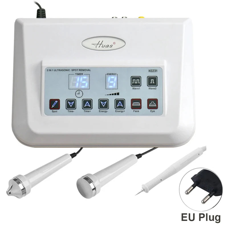 Vilnason Ultrasonic 3-In-1 Facial Machine - Anti-Aging 3 Heads-EU Plug