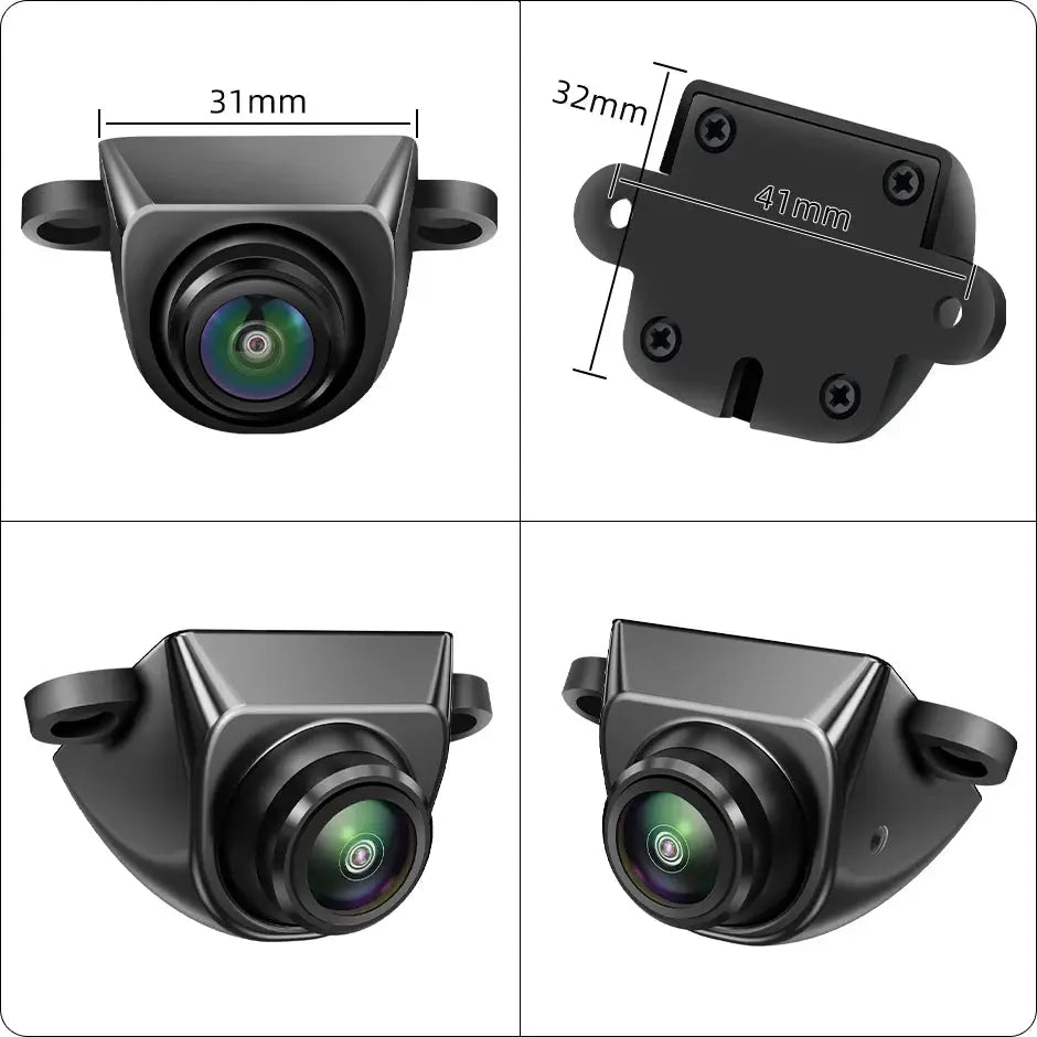 GreenYi AHD1080P 170 Degrees Fisheye Black Lens Car Front/Rear View Camera Vehicle Full HD Night Vision Waterproof Backup Camera by InterCyprus Trading Ltd