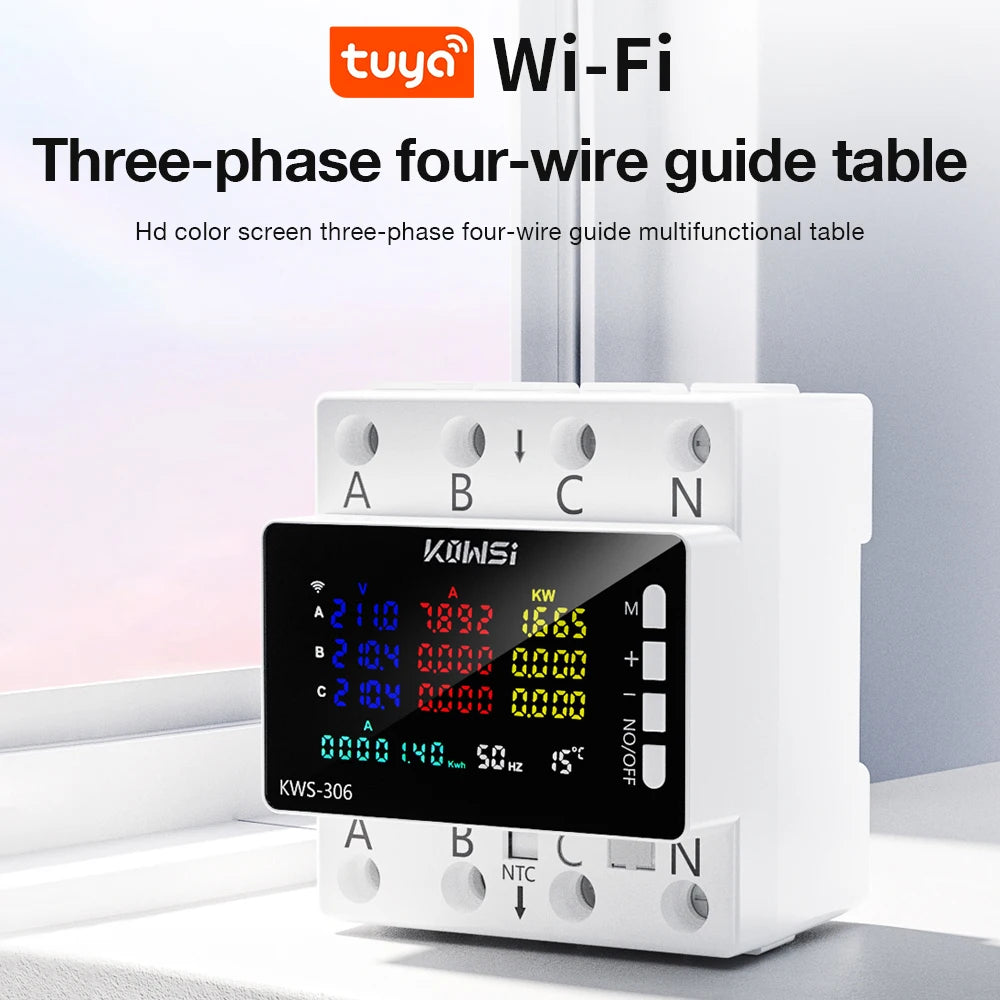 KWS-306 Three-Phase Meter &ndash; Digital Watt-Hour Display
