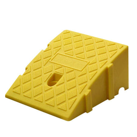 Plastic Curb Ramp 13cm &ndash; Anti Slip For Safe Vehicle Access Yellow