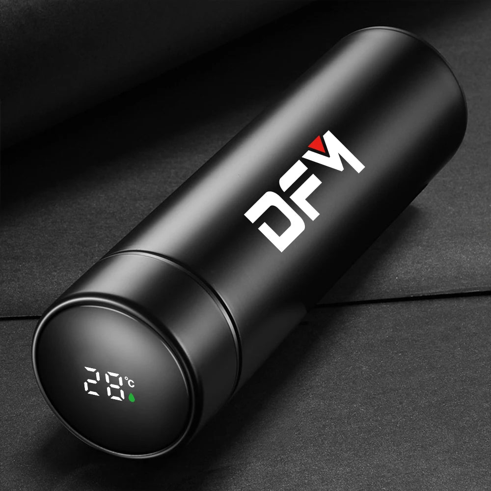 Stainless Steel Smart Insulation Cup with LED Temperature Display C-Black