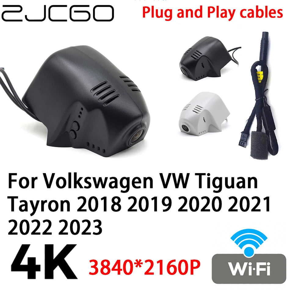 Volkswagen Tiguan Tayron Dash Cam 4K 2160P Plug and Play