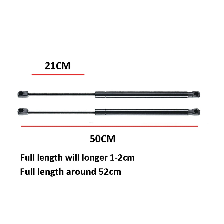 VW EOS Rear Trunk Lift Support Gas Spring Shocks, Plastic and Metal