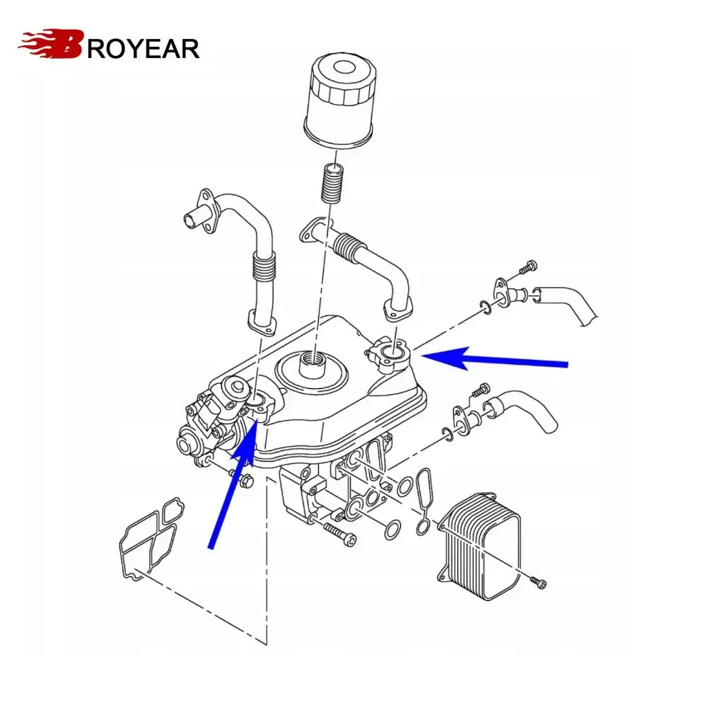 Valve Blanking Block Plate for VW Transporter T5 Multivan 2.0 BiTDI by InterCyprus Trading Ltd