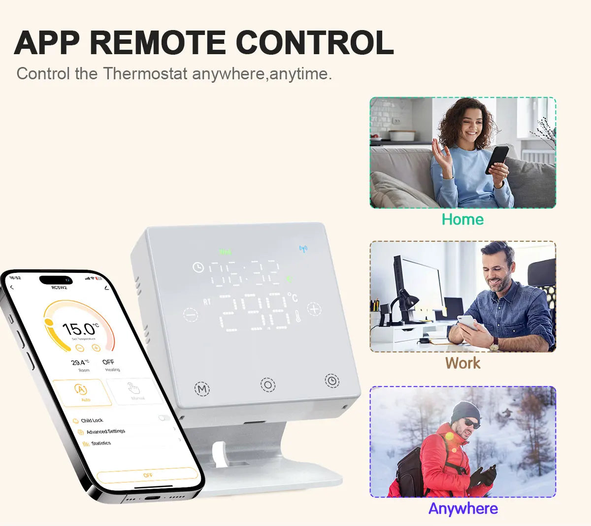 T8W RC5 Plus &ndash; WiFi Enabled Thermostat For Smart Home