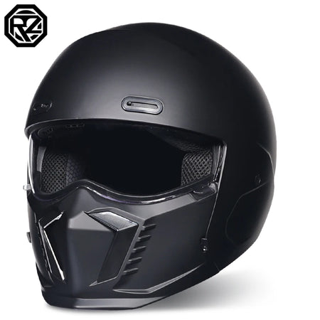 ORZ Motorcycle Retro Helmet &ndash; Bluetooth Slot Ready