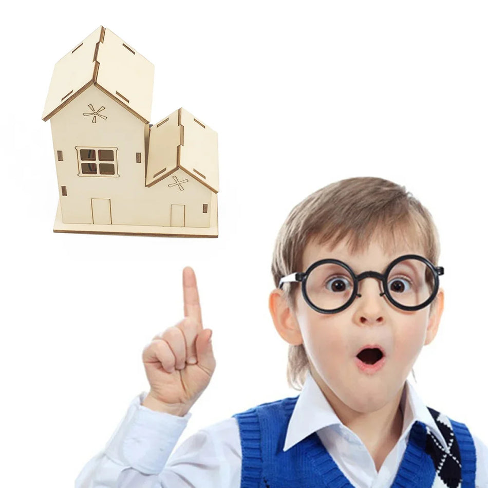 DIY Drveni Puzzle Svjetionik STEM Set za Djecu Igračka