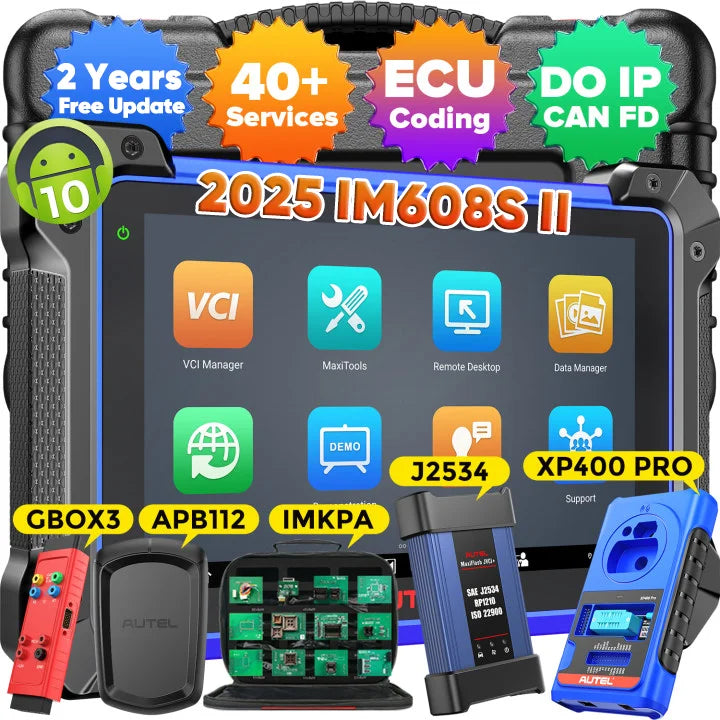 Autel MaxiIM IM608S II &ndash; XP400 PRO Included, J2534 ECU