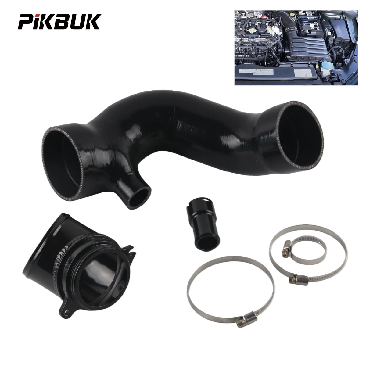 Turbo Inlet Elbow Hose With Aluminum For VW Golf MK8 GTI R/Audi S3 8Y by InterCyprus Trading Ltd