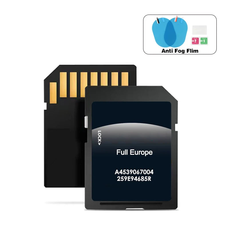 Navinesac GPS SD Card For Smart Forfour W453 - Europe Maps