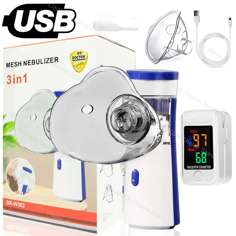 YUKUI Fingertip Pulse Nebulizer &ndash; Portable Asthma Inhaler with Dual Mode Mode 11