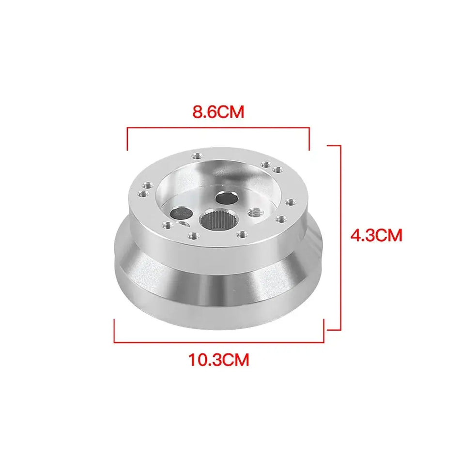 5 & 6 Hole Steering Wheel Polished Short Hub Adapter Kit Interior Aluminum Fits Steering Wheel Connector for Chevy GM by InterCyprus Trading Ltd