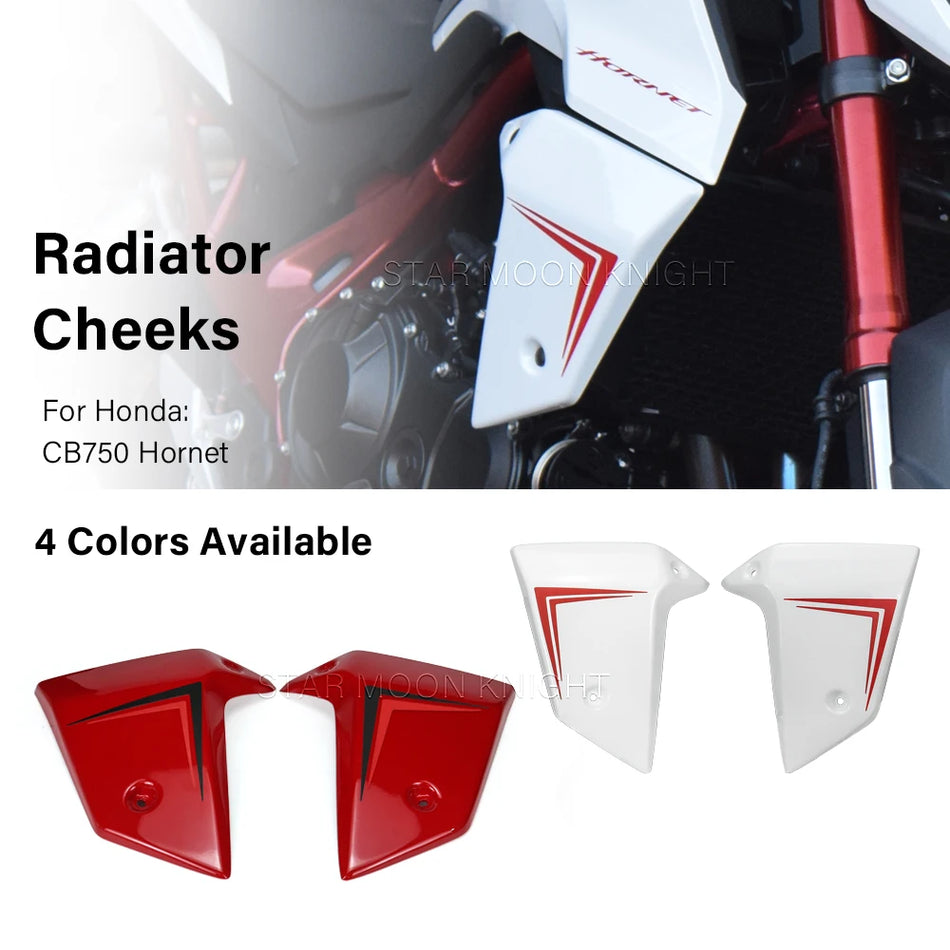 Honda Hornet 750 zaščitniki radiatorja z ABS plastiko in jeklenimi zaščitnimi ploščami