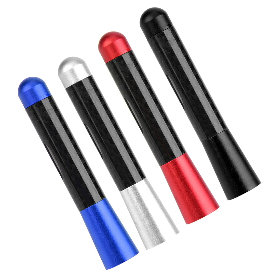 Estink 3 Tum Kolfiber Bilradio Antenn Kort Skruv In