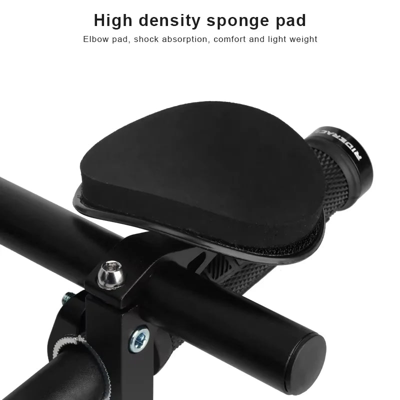 Guidon de repos Riderace TT en alliage d'aluminium, 32 cm, fixation de 22,2 mm pour VTT