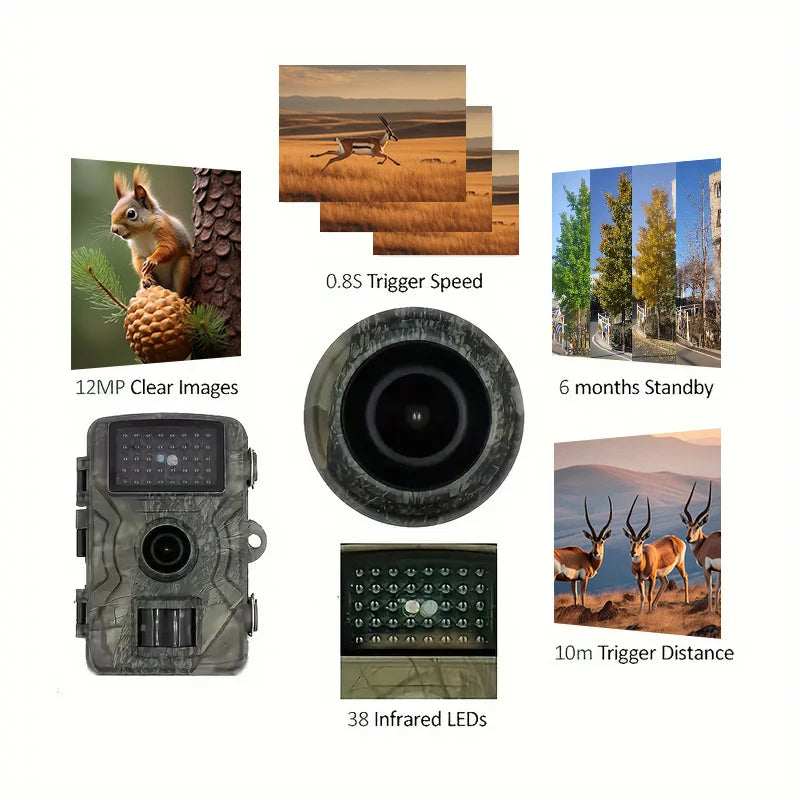 Trail Game Cam Mini Hunting Camera &ndash; Infrared Night Vision