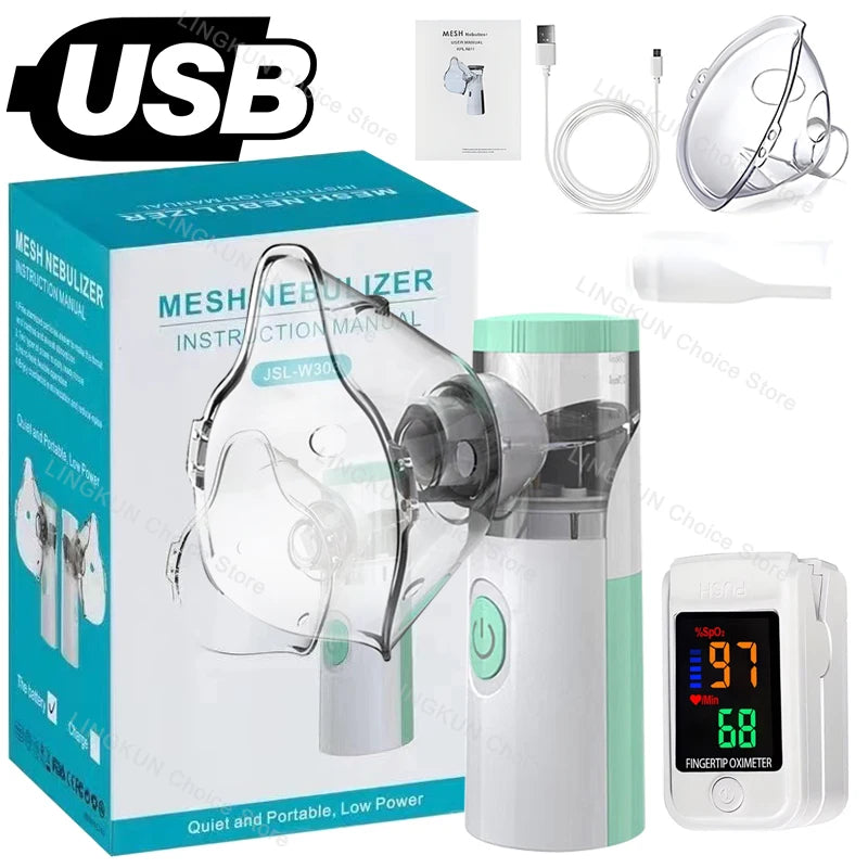 YUKUI Fingertip Pulse Nebulizer &ndash; Portable Asthma Inhaler with Dual Mode Mode 5