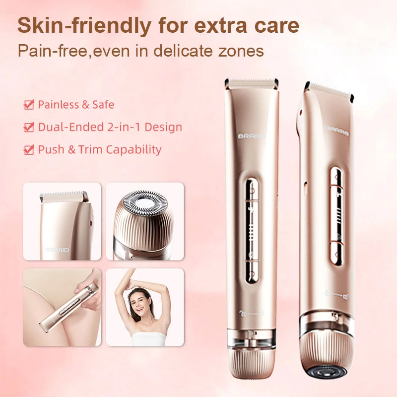 2025 Multifunction Electric Razor Women - 90Min Battery Life