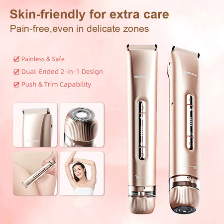 2025 Multifunction Electric Razor Women - 90Min Battery Life