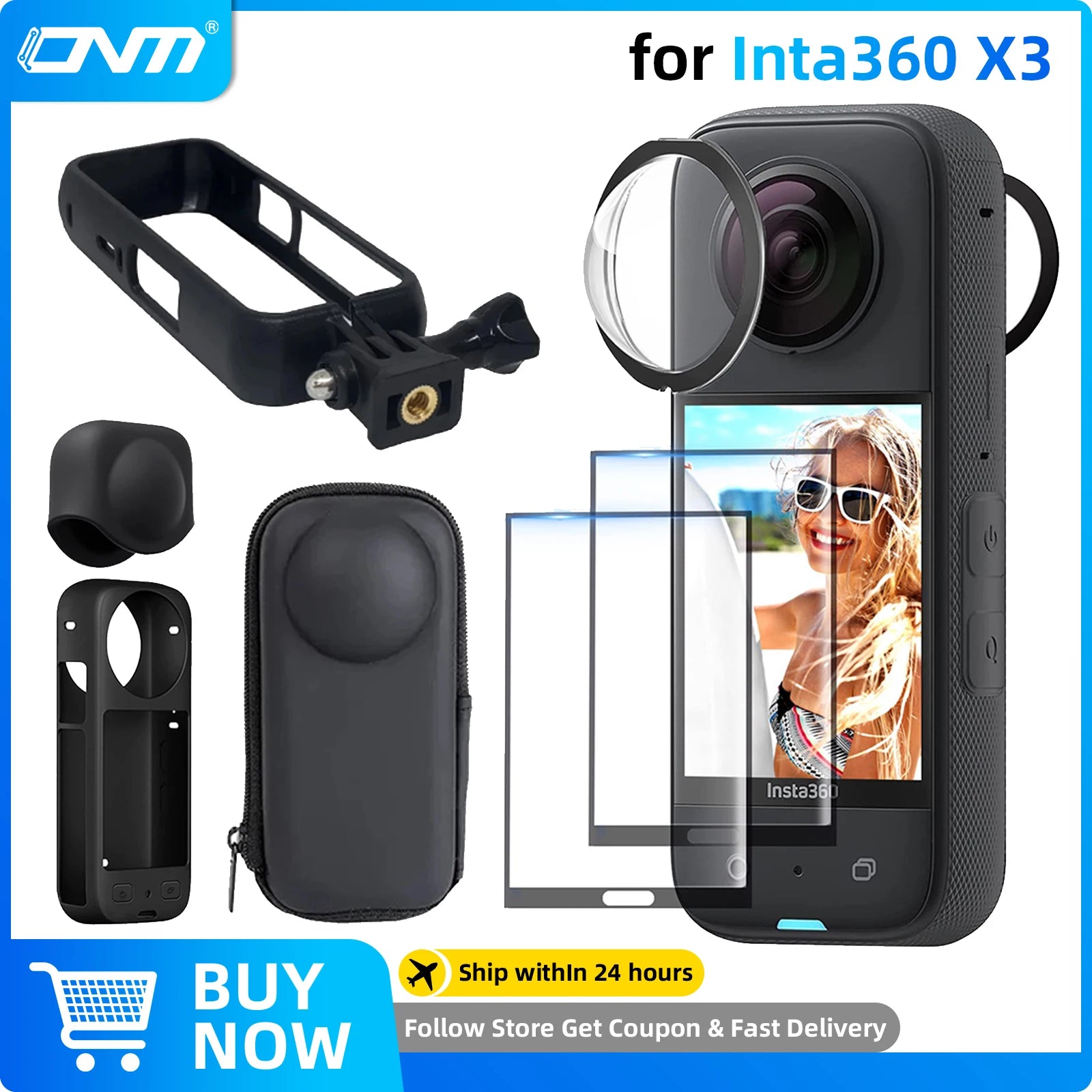 Insta360 X3 Accessories Set - All In One Protection Kit