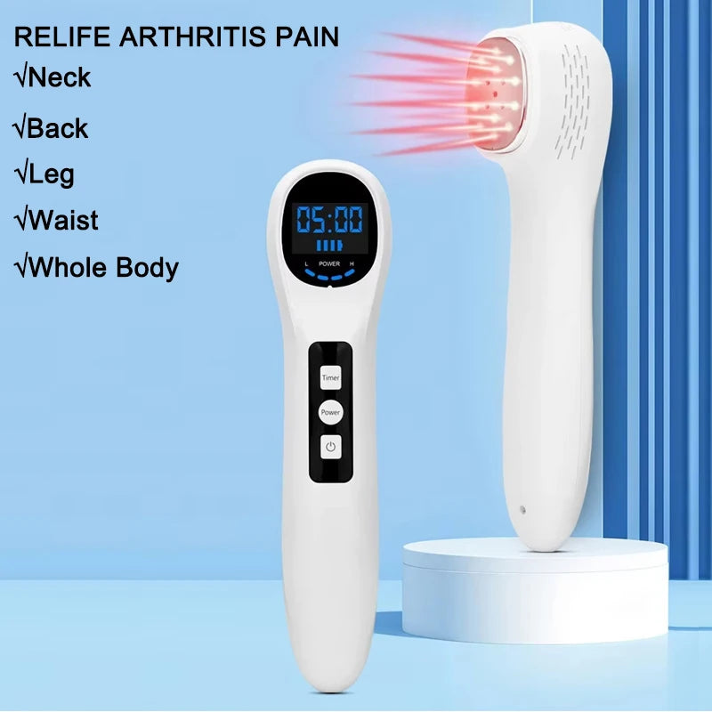 Χειροκίνητη Συσκευή Λέιζερ Υπέρυθρης Θεραπείας για Ανακούφιση από Πόνο στο Σώμα και Θεραπεία Τραυμάτων