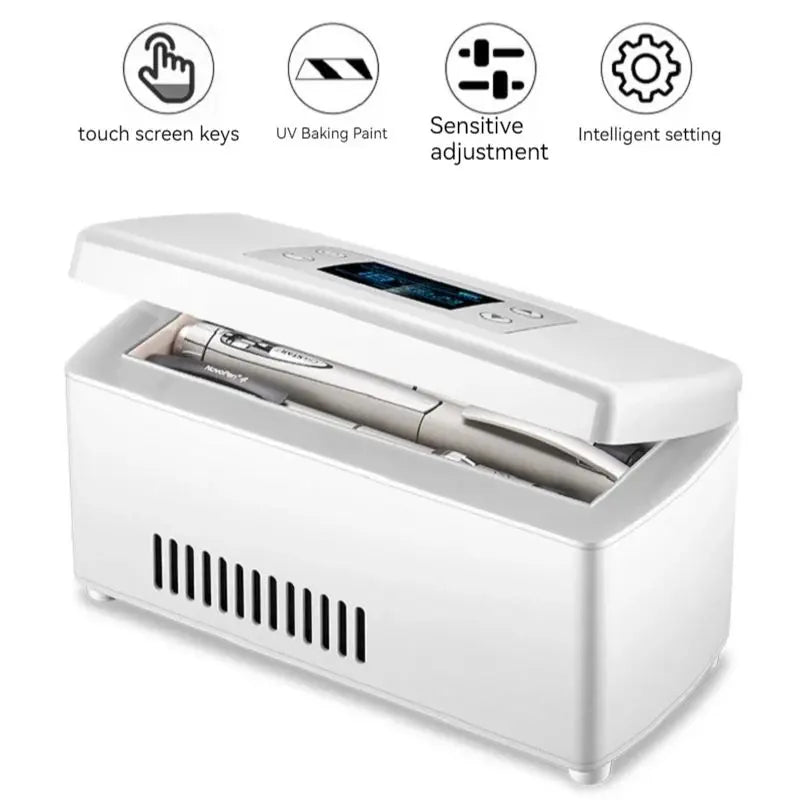 Insulin Cooler Mini Refrigerator &ndash; Portable Storage with LCD Display