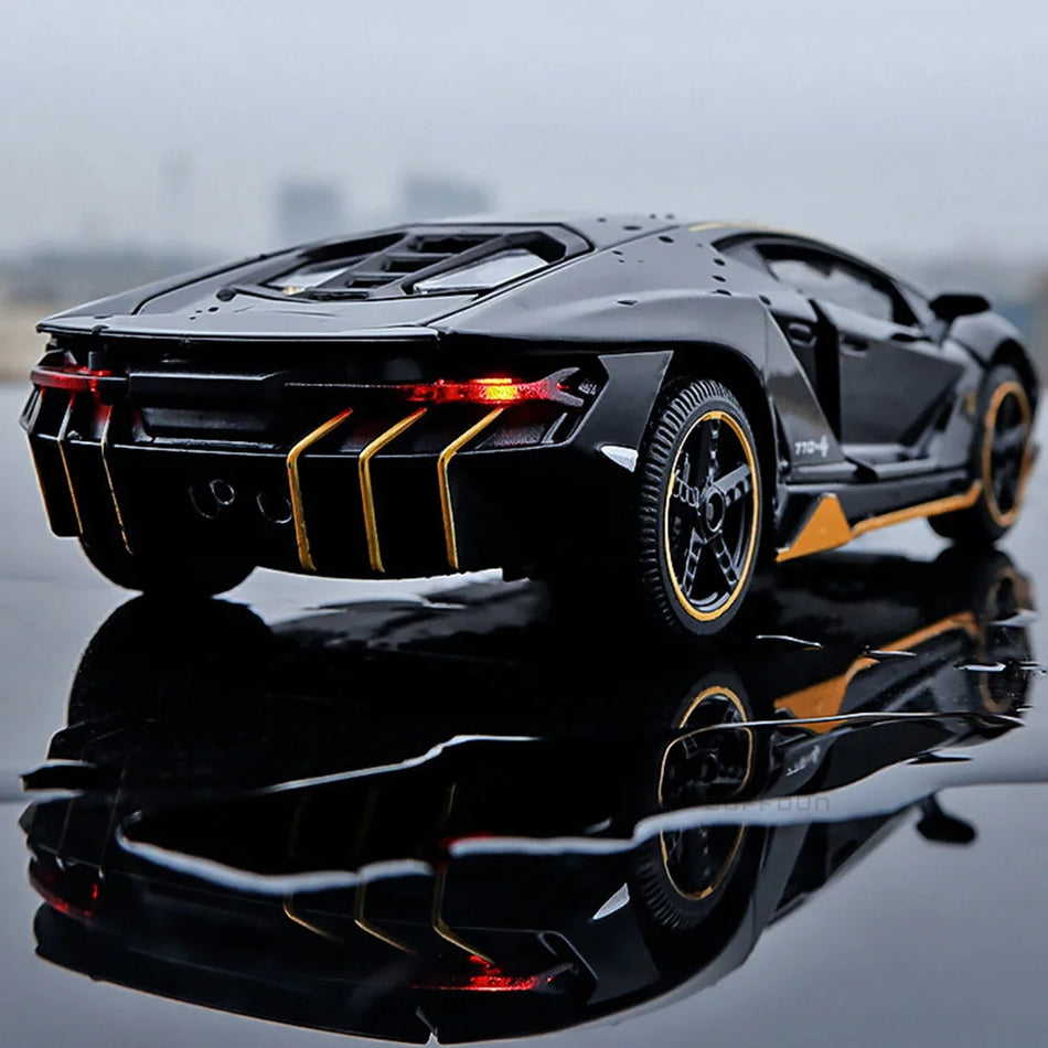 Mașini de model din metal diecast pentru Lamborghini LP770, jucărie de colecție