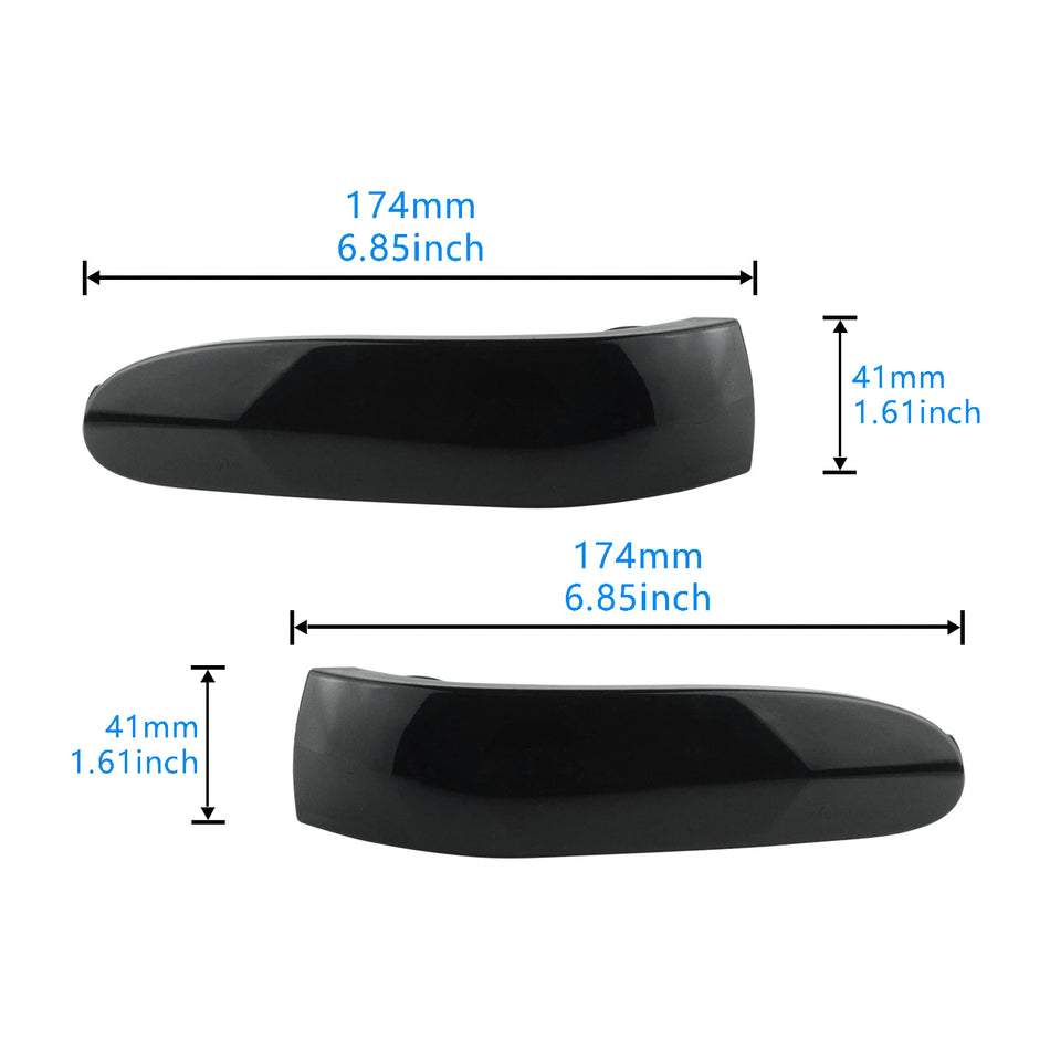 Dynamic LED Wing Mirror Turn Signal Light Smoked Lens for Mercedes-Benz M-Class W164 2005-2008 Pre-Facelift