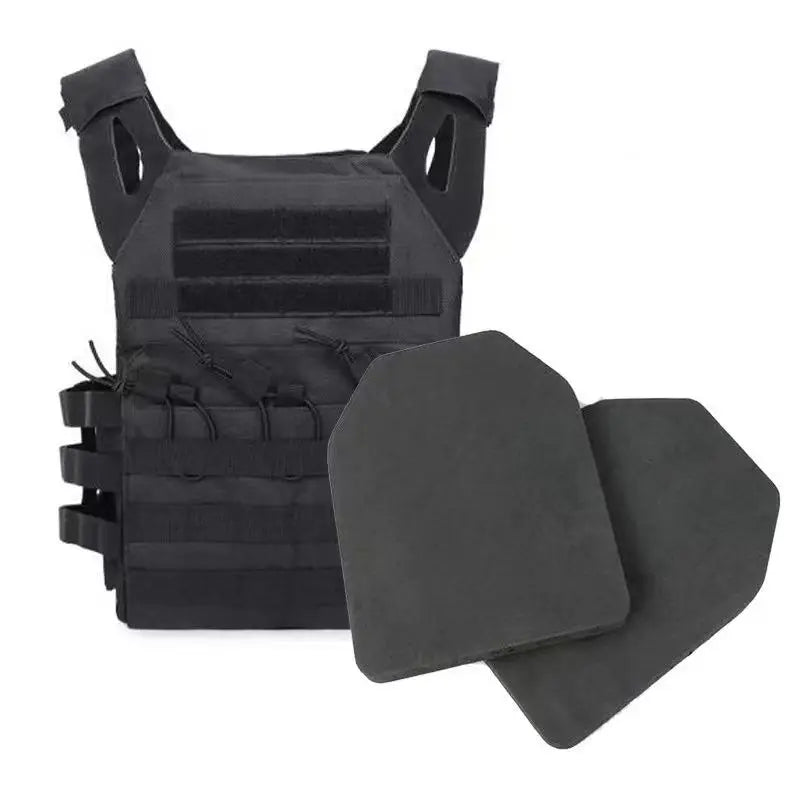 600D Molle Plate Carrier JPC Vest &ndash; Lightweight EVA Foam Black with EVA Plate