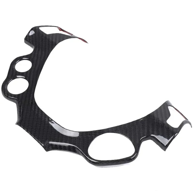 Aito hiilikuitu ohjauspyörän avaimen kehyskoriste Ferrari 458