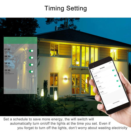 Tuya WiFi Smart Touch Light Switch - 1/2/3/4 Gang with RF Control