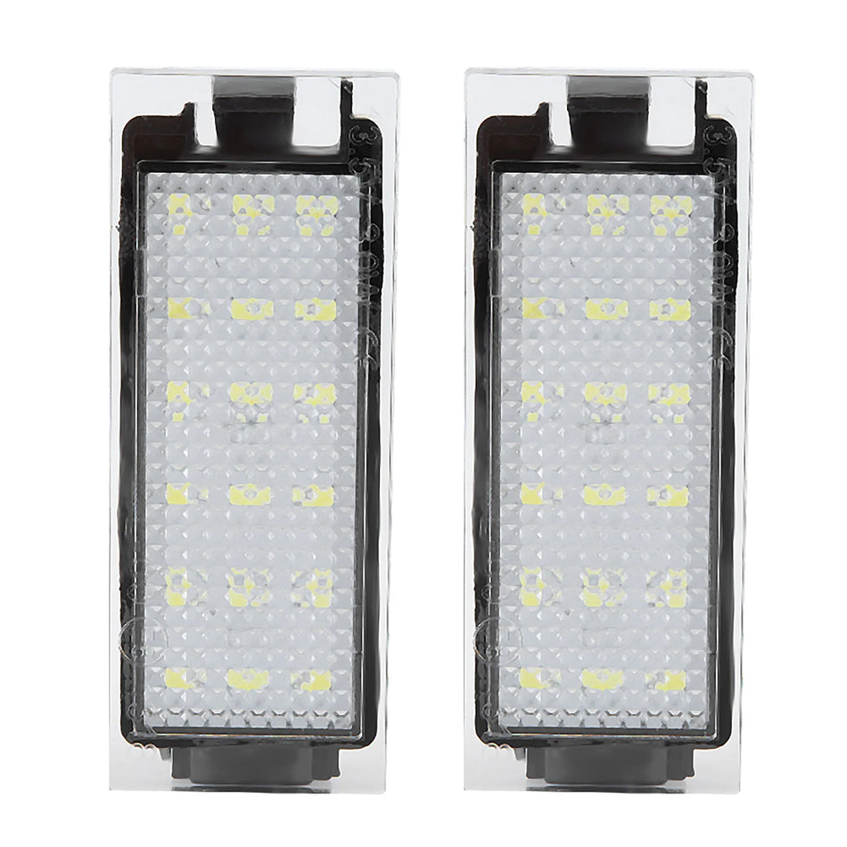 LED License Plate Lights For Renault Twingo Clio Megane Lagane, 18 LED, 3W Module