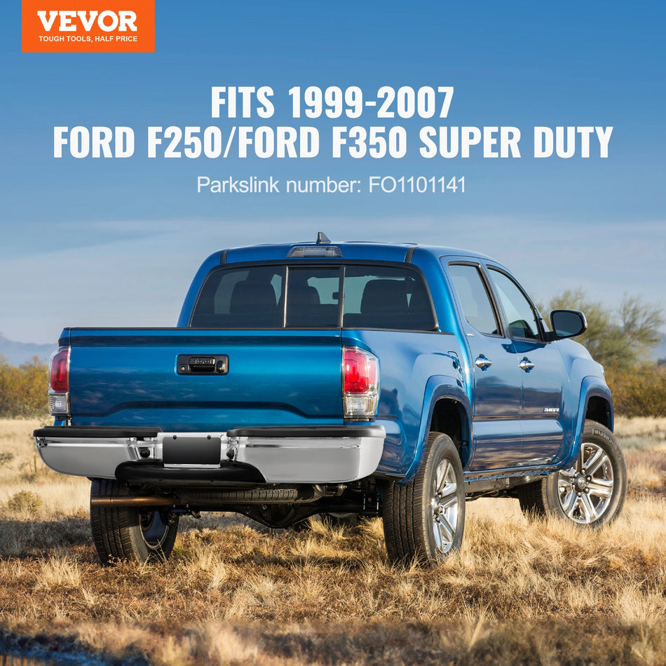 VEVOR Tylny Zderzak Chromowany Ford F250 F350 1999 Do 2007