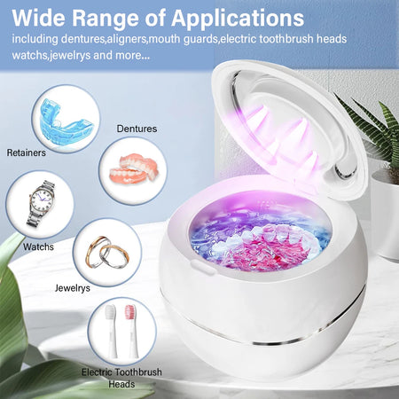 Ultrasonic Cleaner For Dentures &ndash; UV Light Cleaning Bath