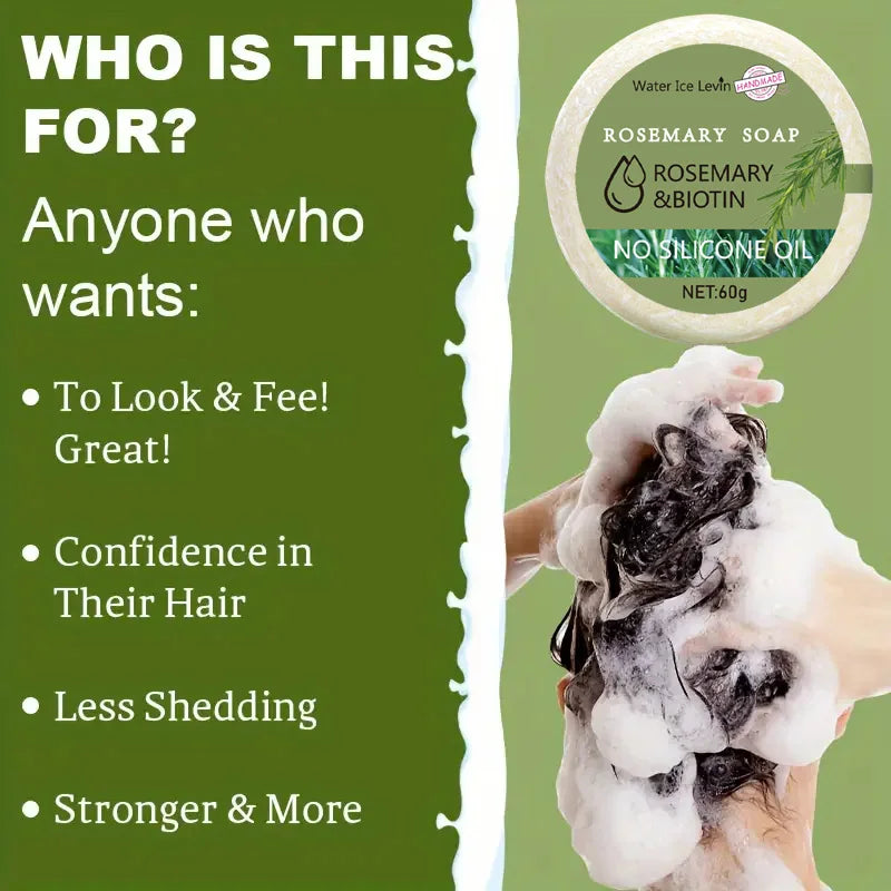 Water Ice Levin Rosemary Shampoo &ndash; Nourishing Hair Growth and Moisturizing Formula