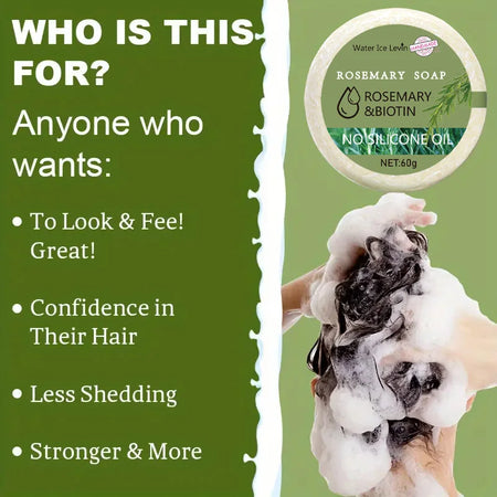 Water Ice Levin Rosemary Shampoo &ndash; Nourishing Hair Growth and Moisturizing Formula