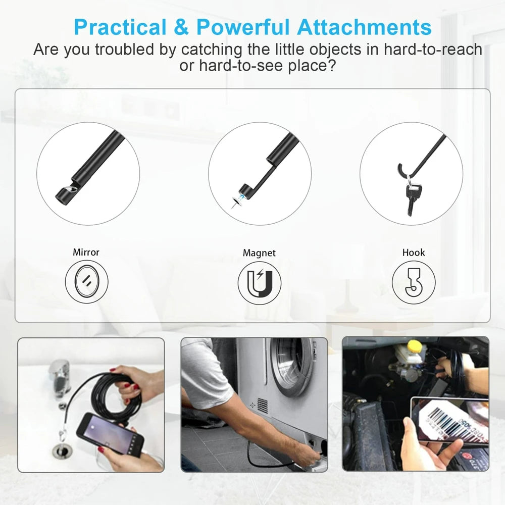 ANCEL W655 5.5mm WiFi HD Endoscope &ndash; Waterproof 1080P