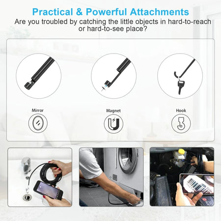 ANCEL W655 5.5mm WiFi HD Endoscope &ndash; Waterproof 1080P