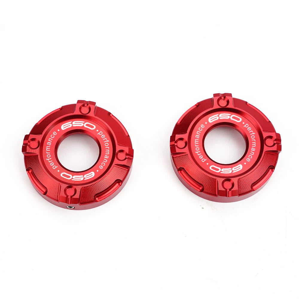 KAWASAKI Z900 Z650 RS Aluminium Alloy Three-Star Column Trim Caps 650-Red