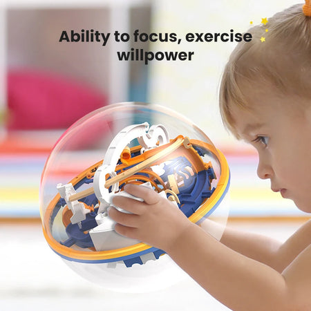 3D Puzzle Ball Maze Toy &ndash; Brain Challenge For Kids Fun