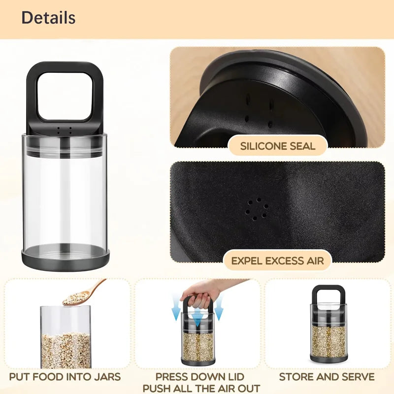Coffee Bean Storage Tank &ndash; Vacuum Airtight Freshness Seal