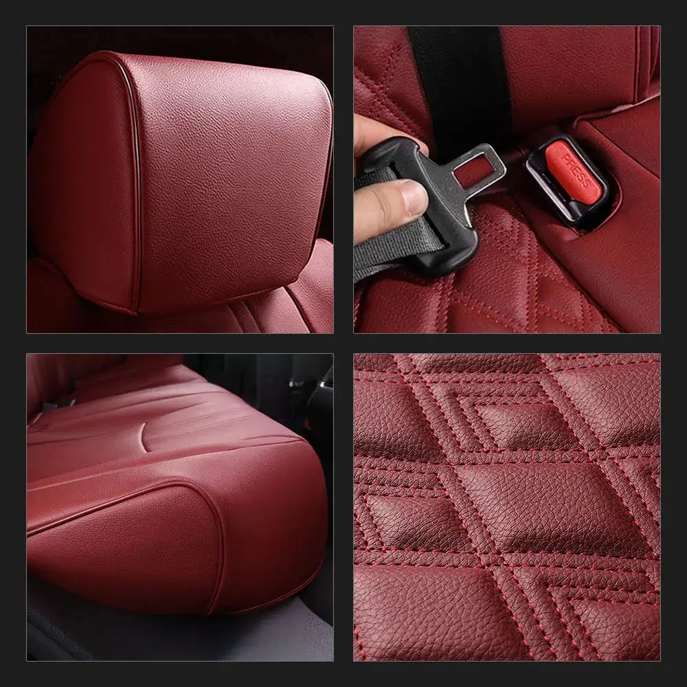 Honda Accord X Faux Leather Full Coverage Custom Seat Covers