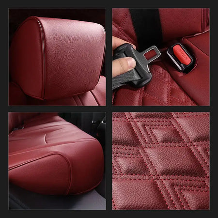 Honda Accord X Faux Leather Full Coverage Custom Seat Covers