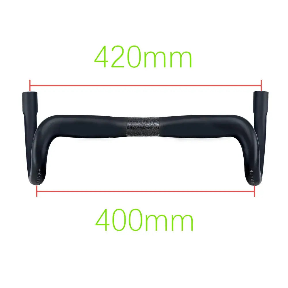 BALUGOE Carbon Fber Road Bike Handlebar Ultralight Semi Internal Cable Racing Competitive Bending Handle Riding Accessories by InterCyprus Trading Ltd